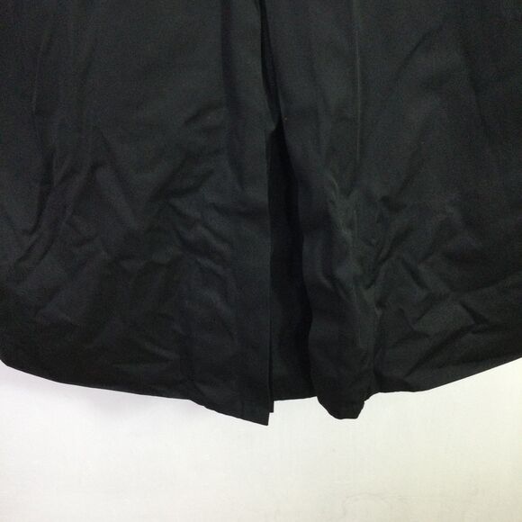 Michael Michael Kors Womens Trench Coat Relaxed Double Breasted Black Size S - Picture 16 of 16